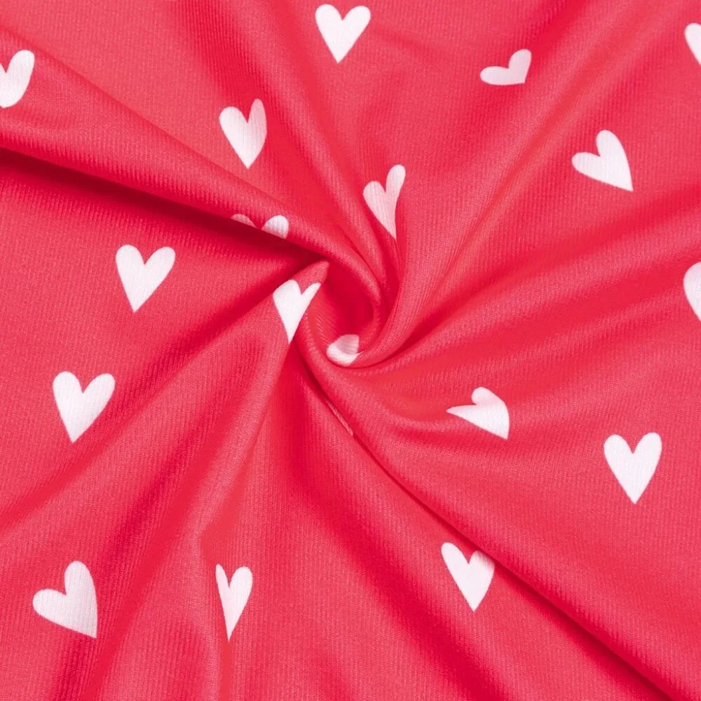 Comfy Hearts Premium Lounge Pajama Pants & Top 2 pc Set - Picture 4 of 10